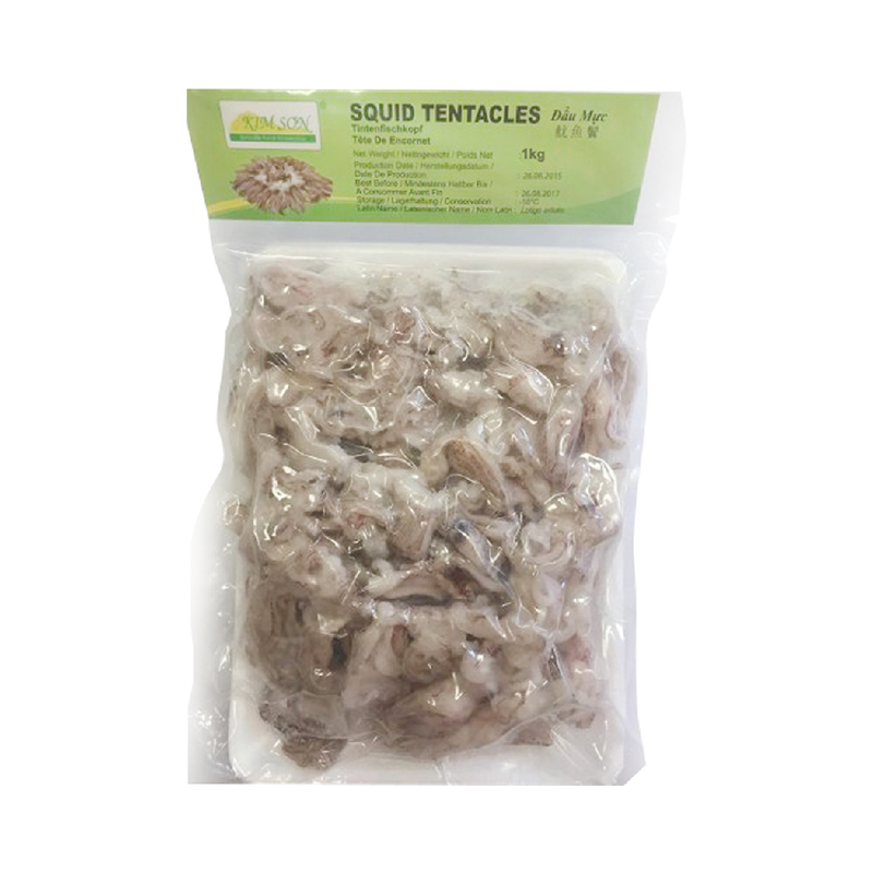 Kim Son Squid Tentacles  IQF 1kg (Frozen)