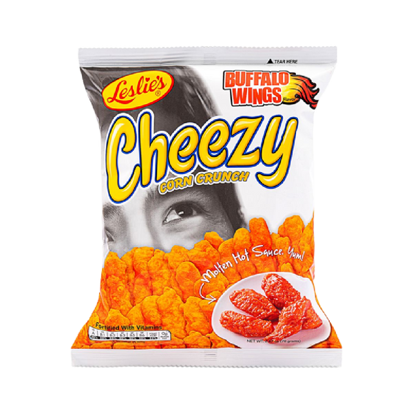 LESLIE'S Cheezy Corn Crunch - Buffalo Wings 70g - Longdan Official