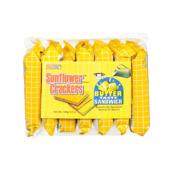 SUNFLOWER Biscuit - Butter Cream Filled 27g (Pack 7 units) - Longdan Official