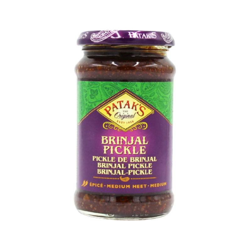 PATAK Brinjal Aubergine Pickle 312g - Longdan Official