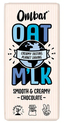 OMBAR Oat Milk Smooth & Creamy Chocolate Bar 70g