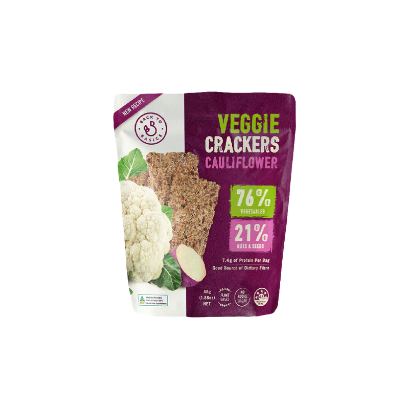 BACK TO BASICS Veggie Cracker Cauliflower Sweet Potato 45g - Longdan Official