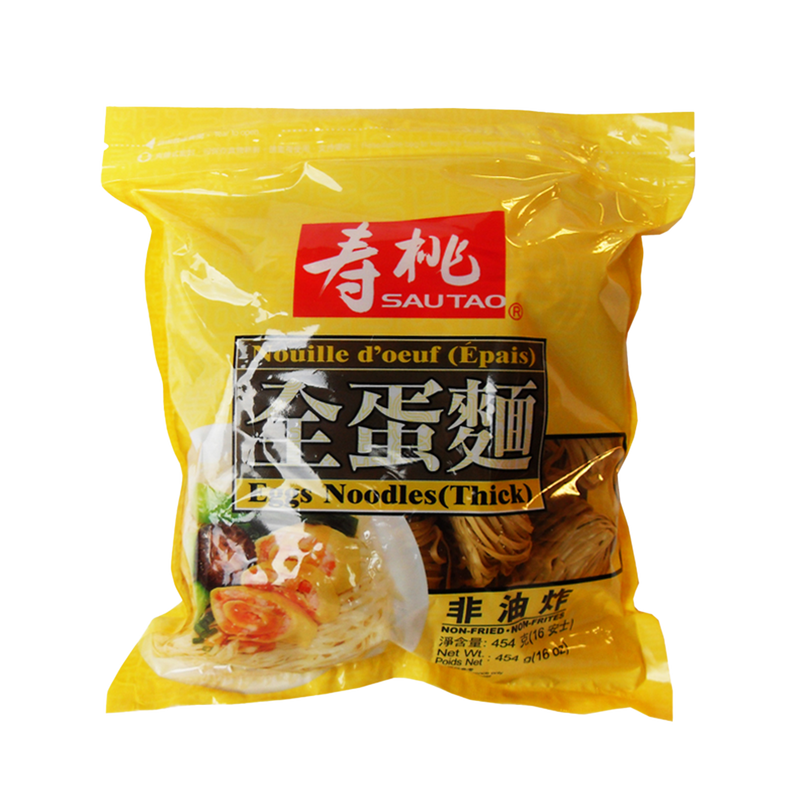 SAUTAO Egg Noodle Thick 454g