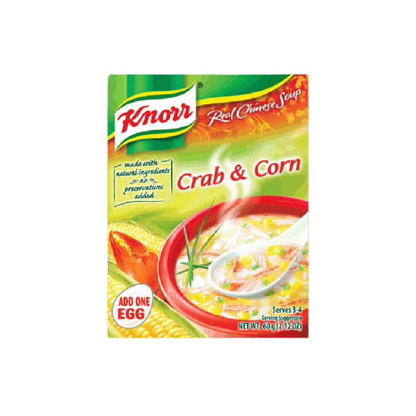 KNORR Crab & Sweet Corn Soup Mix 60g - Longdan Official