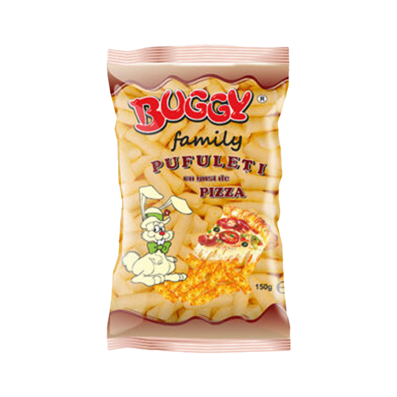 BUGGY FAMILY Pizza Corn Flips 180g