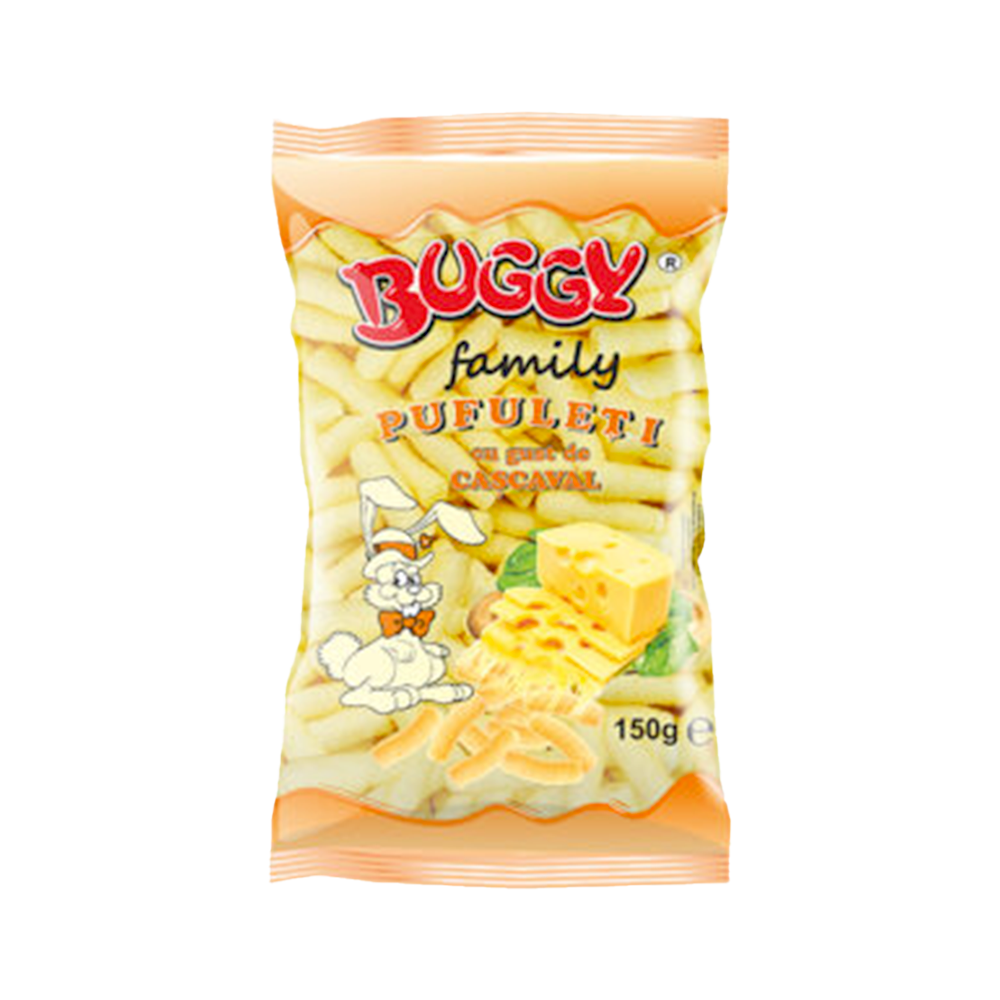 BUGGY FAMILY Cheese Corn Flips 150g