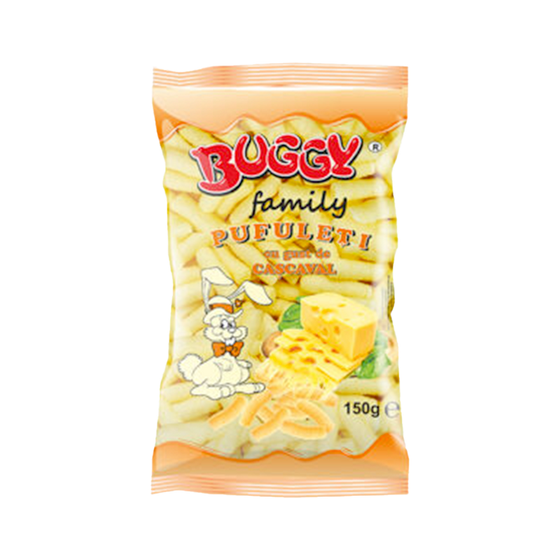 BUGGY FAMILY Cheese Corn Flips 150g
