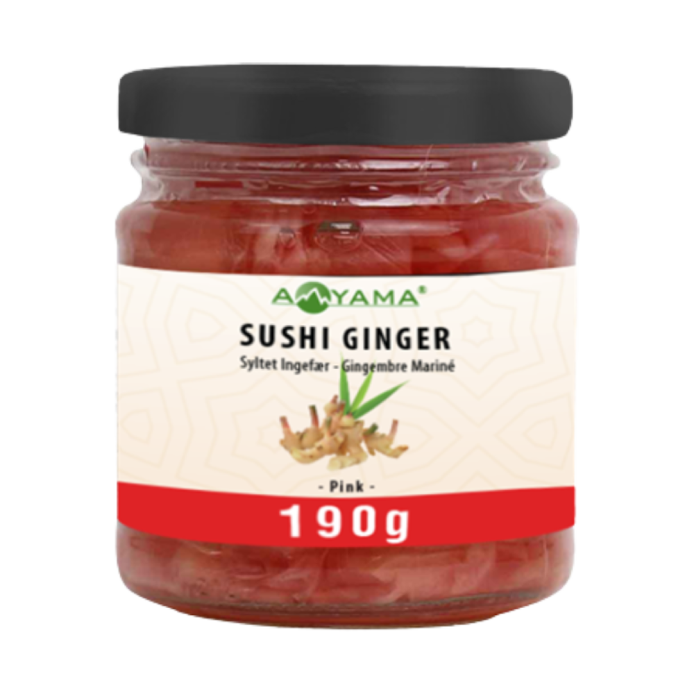 Aoyama Sushi Ginger Pink In Jar 190g