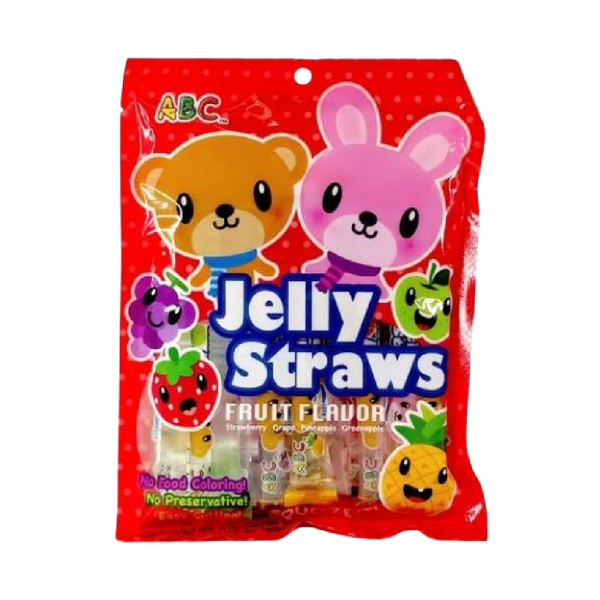 ABC Bunny and Bear Jelly Straws 300g - Longdan Official