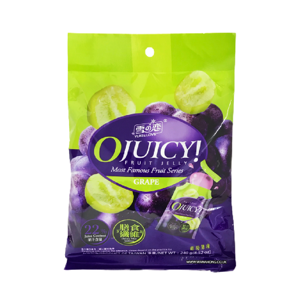 YUKI & LOVE - OJUICY! - Grape Jelly 240g - Longdan Official