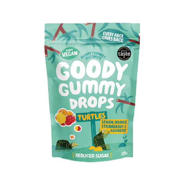 GOODY GUMMY DROPS Turtles 125g - Longdan Official