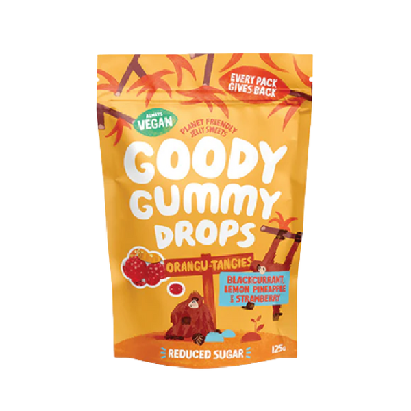 GOODY GUMMY DROPS Orangutangies 125g - Longdan Official