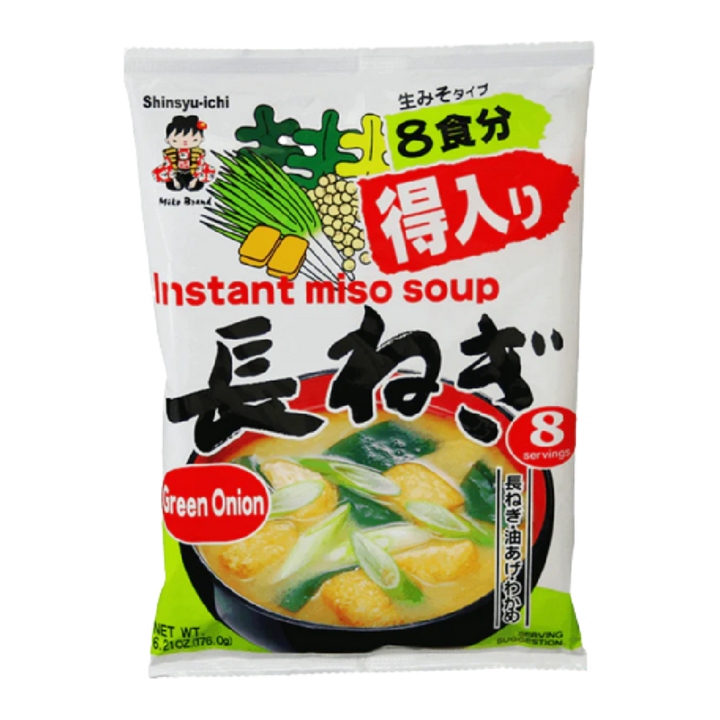 SHINSHUICHI Miso Soup Green Onion 8P 176g - Longdan Official