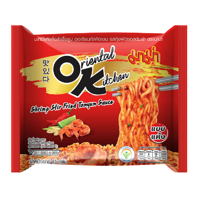 MAMA Oriental Kitchen Noodle - Shrimp Stir Fry Tom Yum 85g - Longdan Official