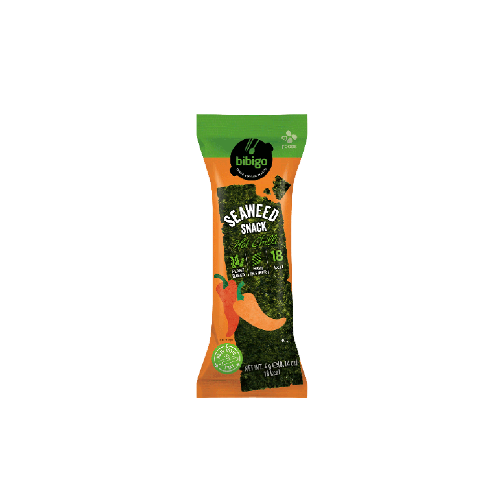 CJ BIBIGO Seaweed Snack Hot Chilli 4g