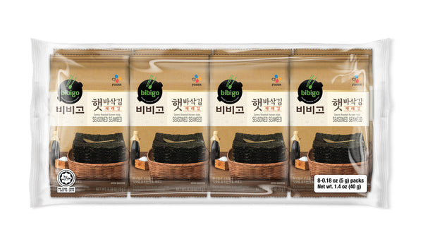 CJ BIBIGO Seasoned Sesame Seaweed Snacks 5g (Kaso 72)