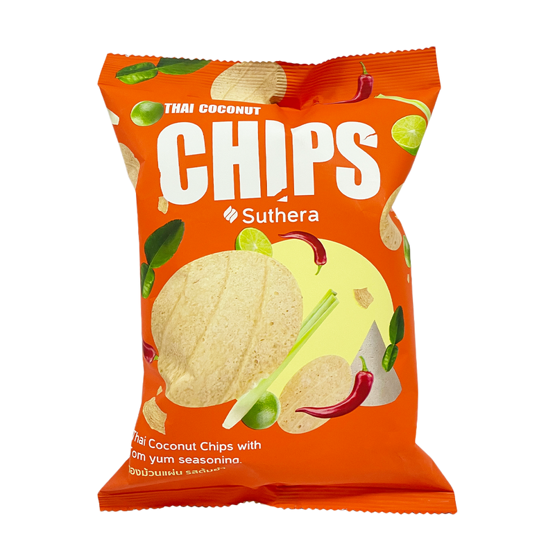 SUTHERA Coconut Chips TomYum 42g - Longdan Official