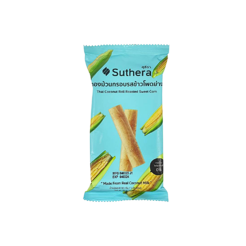 SUTHERA Coconut Roll Roasted Sweet Corn 30g - Longdan Official