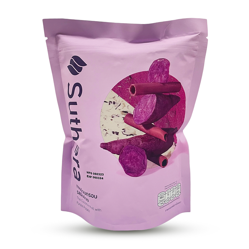 SUTHERA Coconut Roll Purple Potato 70g - Longdan Official