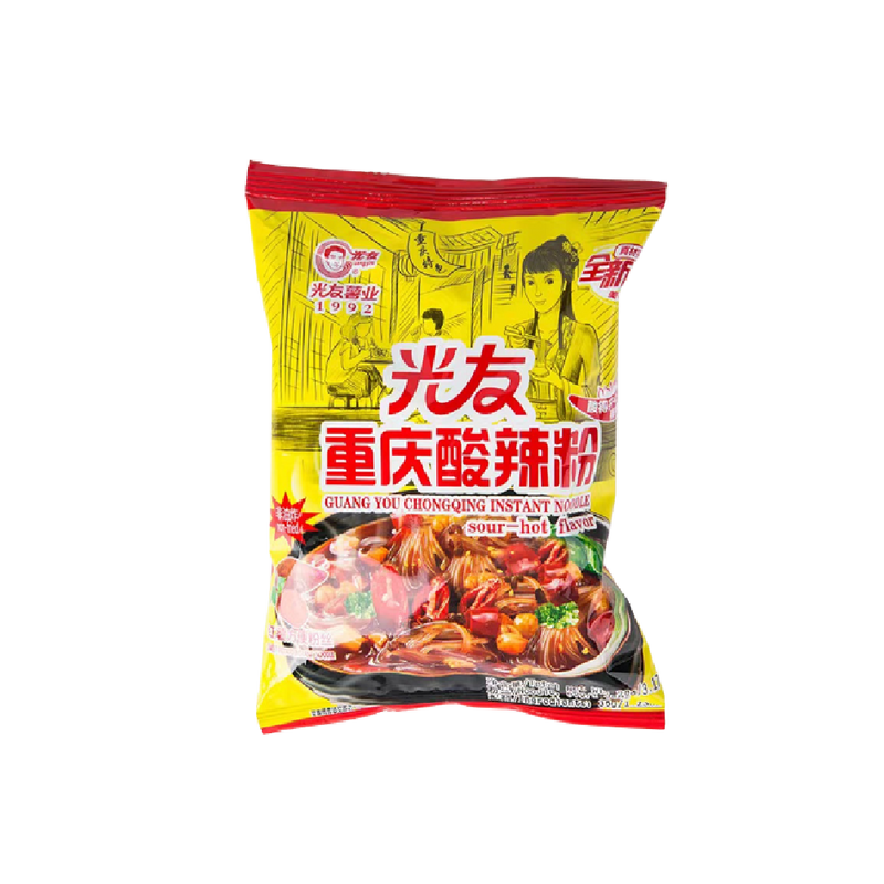 Guangyou Chongqing Vermicelli - Sour & Spicy Flavor 90g - Longdan Official