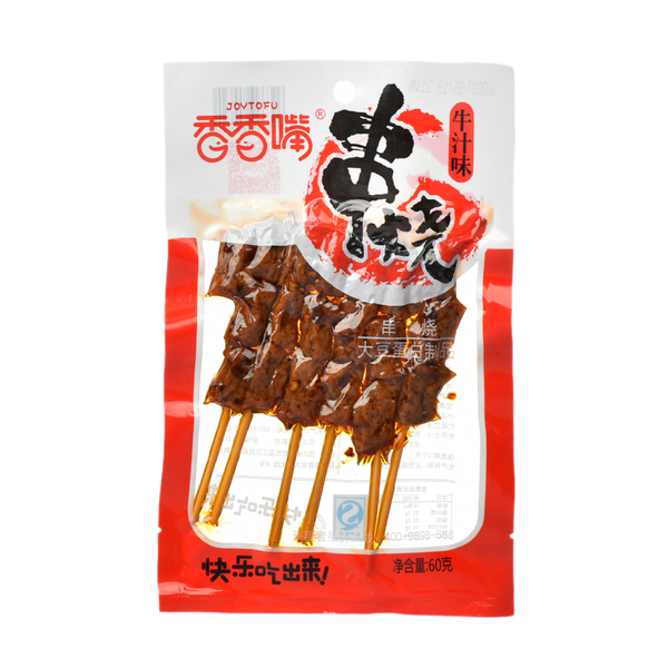 Joytofu Skewed Dried Beancurd Beef Flavor 60g