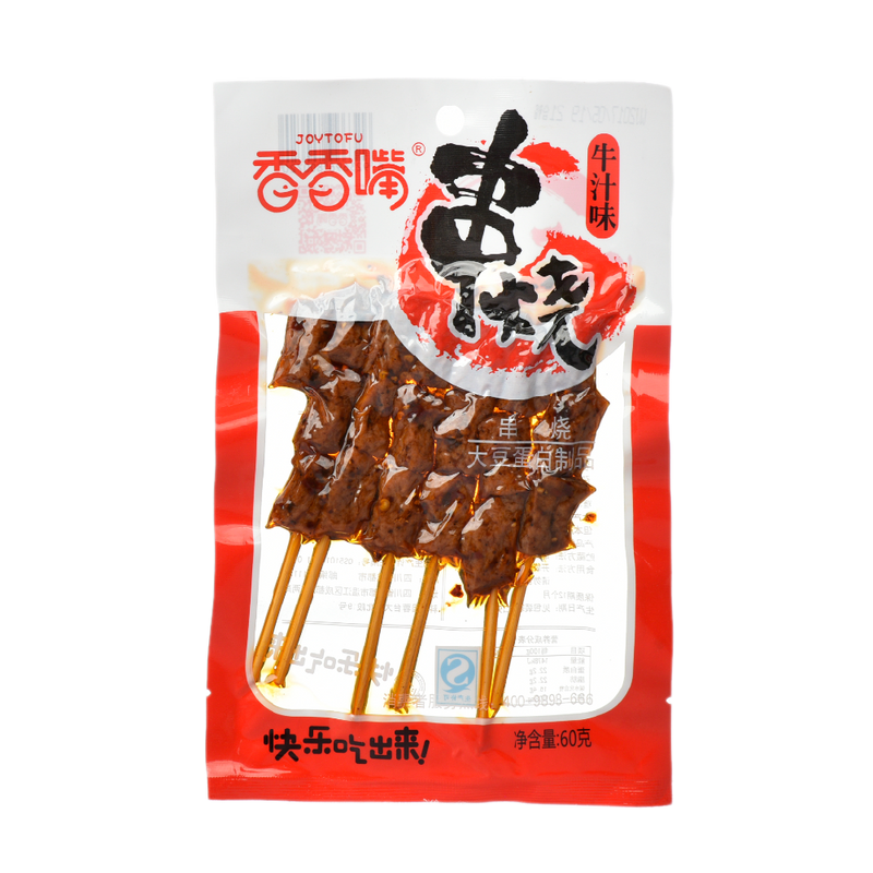 Joytofu Skewed Dried Beancurd Beef Flavor 60g