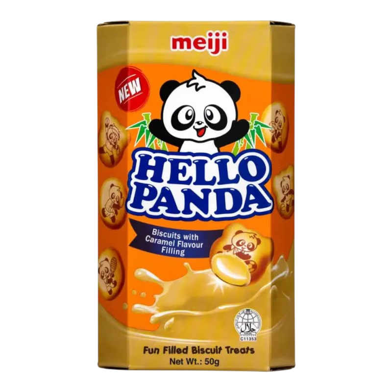 MEIJI HELLO PANDA Caramel 50g (Case 20)