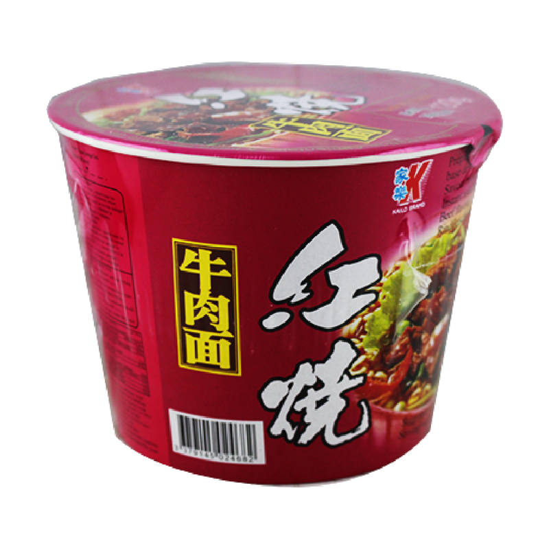 KAILO Roasted Beef Bucket Noodle 120g - Longdan Official