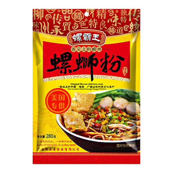 LUO BA WANG Instant Vermicelli River Snails Soup 280g (Case 24)