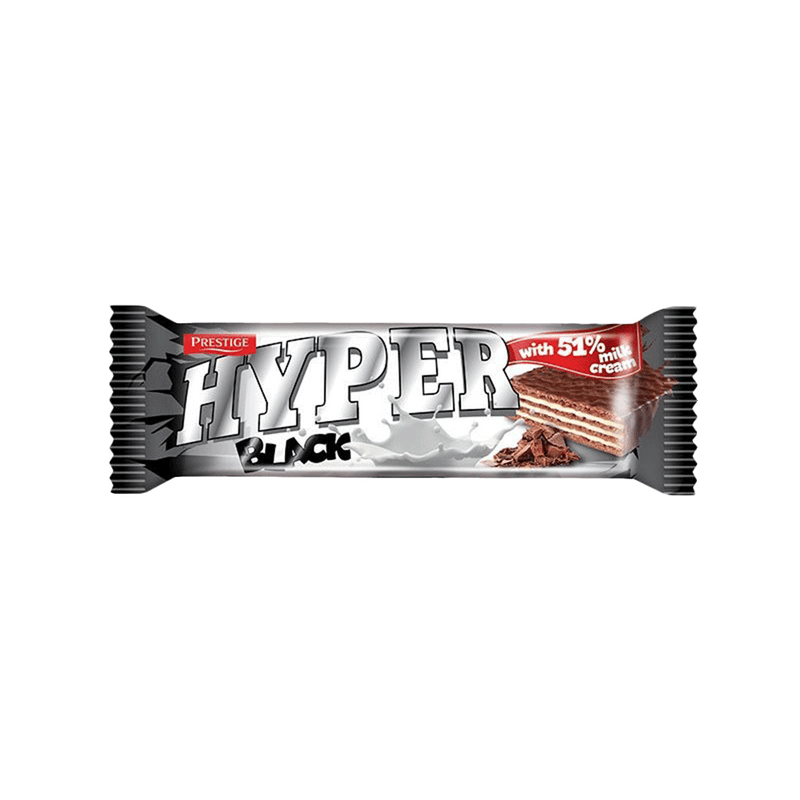 PRESTIGE HYPER Wafer Đen với Kem Sữa 55g (Thùng 25)