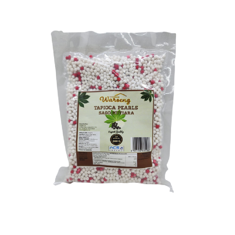 Waroeng Tapioca Pearls (Sago Mutiara) 200g - Longdan Official