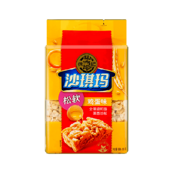 XU FU JI (Flour Cake with Egg) Caramel Sachima Soft 470G - Longdan Official