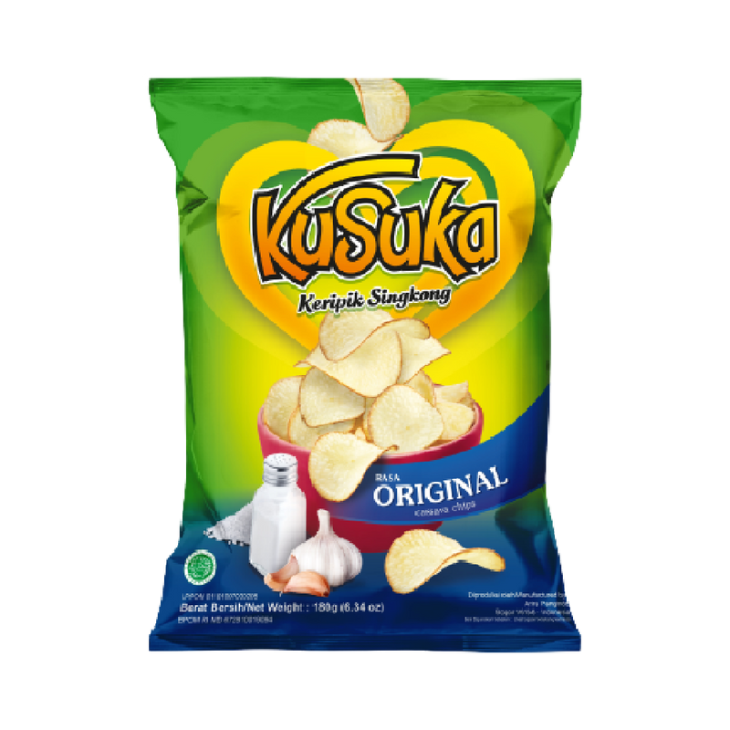 Kusuka Cassava Chips Original Flavour 180g