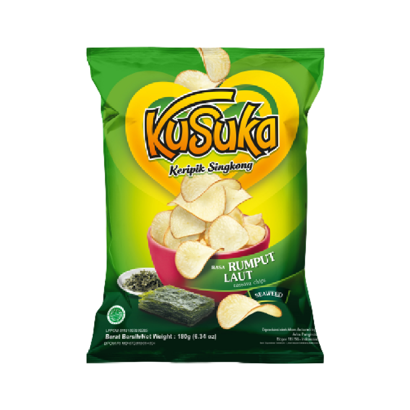 Kusuka Sắn Chip Vị Rong Biển 180g