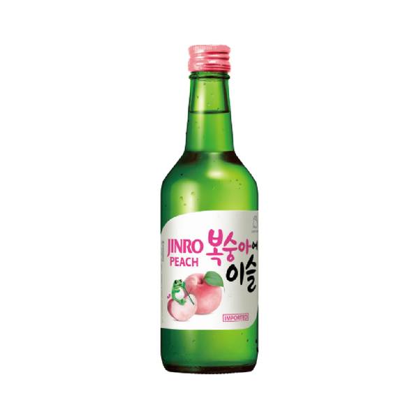 JINRO Peach Soju Alc 13% 360ml