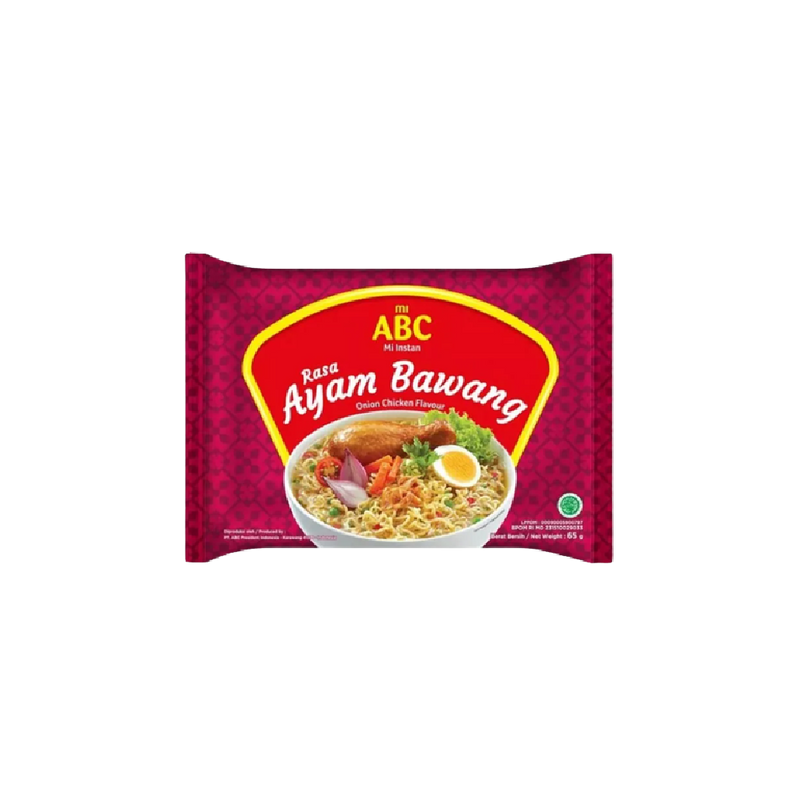 ABC Onion Chicken Flavour Noodles 65g - Longdan Official