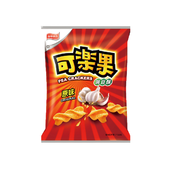 Lian Hwa Foods - Pea Crackers (Original Flavor) 72g - Longdan Official