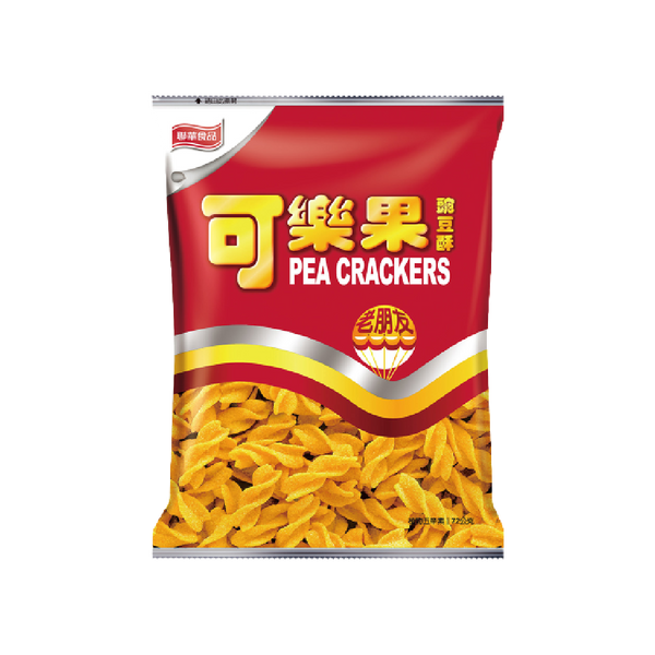 Lian Hwa Foods - Pea Crackers (Traditional Flavor) 72g - Longdan Official