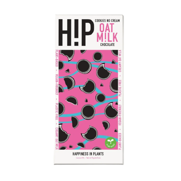 HIP Cookies No Cream Oat Milk Chocolate Bar 70g - Longdan Official