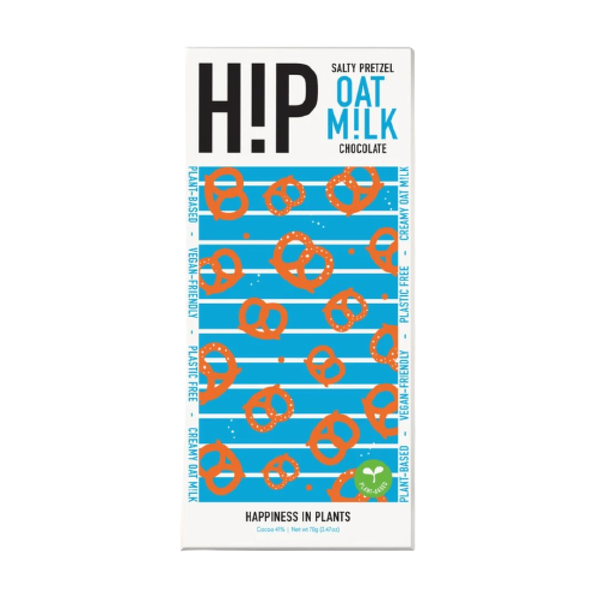 HIP Salty Pretzels Oat Milk Chocolate Bar 70g - Longdan Official