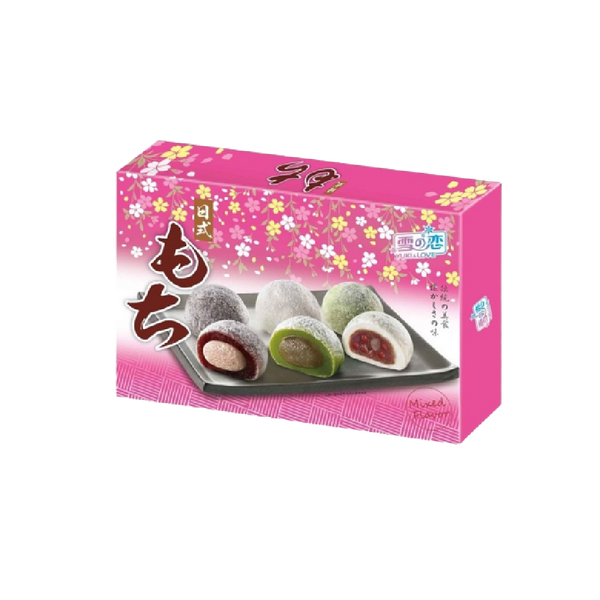 YUKI & LOVE Japanese Style Mochi Mixed (Red Bean, Green Tea, Taro) 300g - Longdan Official