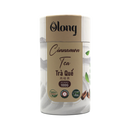 Cinnamon tea packaging with 'Olong' branding on a white background