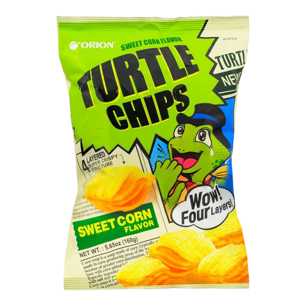 ORION Turtle Chip Sweet Corn Flavour 80g