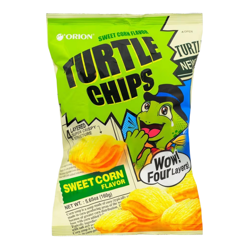 ORION Turtle Chip Sweet Corn Flavour 80g