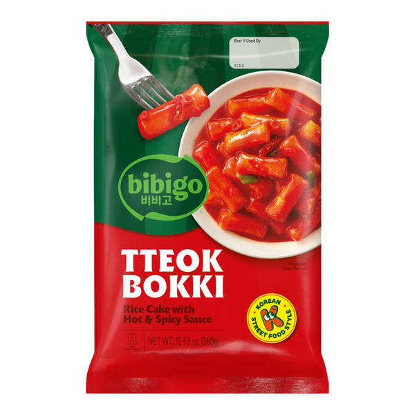 CJ BIBIGO Tokpokki Pouch Hot &amp; Spicy 360g (Kaso 12)