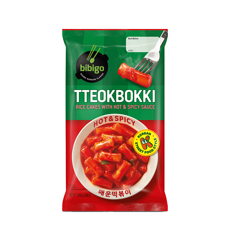 CJ BIBIGO Tokpokki Pouch Hot & Spicy 360g