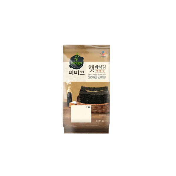 CJ BIBIGO Crispy Toasted Seaweed Trayless (10pcs) 40g - Longdan Official