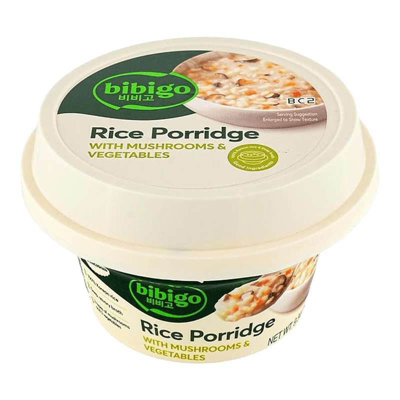 CJ BIBIGO Rice Porridge With Mushroom & Vegetables 265g