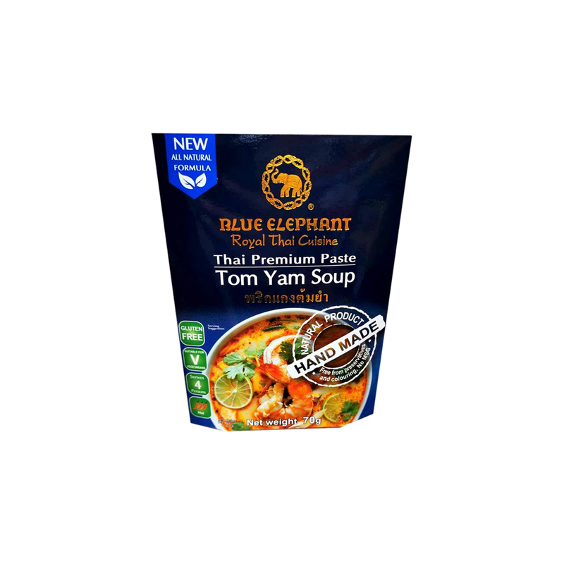 BLUE ELEPHANT Thai Premium Soup Paste Tom Yam 70g - Longdan Official