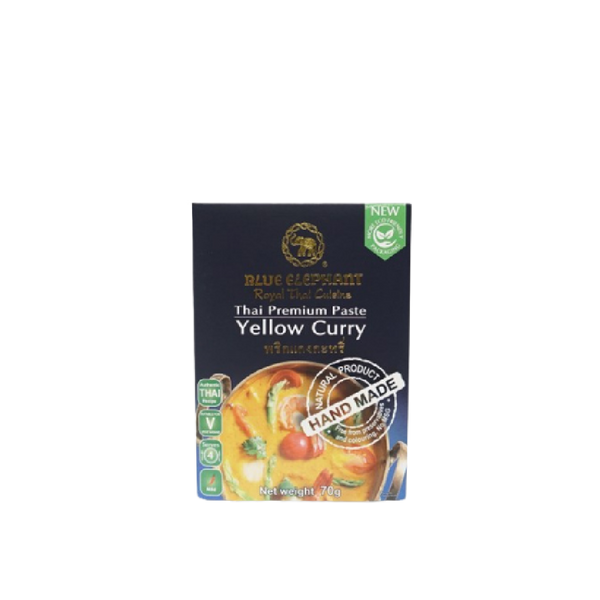 BLUE ELEPHANT Thai Premium Paste Yellow Curry 70g - Longdan Official